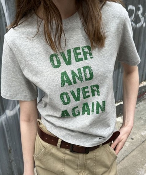 Ritzy(リッツィー)の「ロゴプリントT(Tシャツ/カットソー・レディース・グレー/ホワイト・M/L/XL)」の2枚目の写真