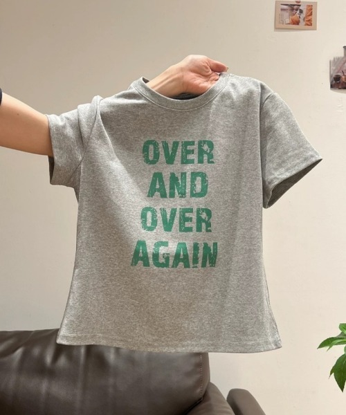 Ritzy(リッツィー)の「ロゴプリントT(Tシャツ/カットソー・レディース・グレー/ホワイト・M/L/XL)」の10枚目の写真