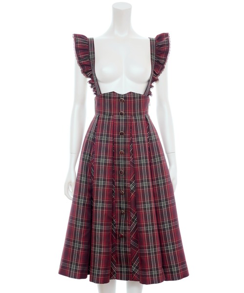 Secret Honey（シークレットハニー）の「マチ付きスカート（スカート・レディース・ブラックミックス/ライトブラック/ワインレッド/チェック・MEDIUM）」の21枚目の写真