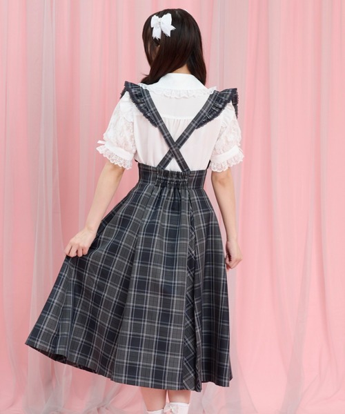 Secret Honey(シークレットハニー)の「マチ付きスカート(スカート・レディース・ブラックミックス/ライトブラック/ワインレッド/チェック/ネイビー・MEDIUM)」の12枚目の写真