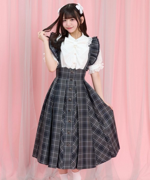 Secret Honey(シークレットハニー)の「マチ付きスカート(スカート・レディース・ブラックミックス/ライトブラック/ワインレッド/チェック/ネイビー・MEDIUM)」の11枚目の写真