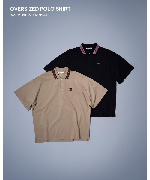 オーラリー　ポロシャツ AURALEE: ネイビー ピマコットン ヘビーピケ ポロシャツ