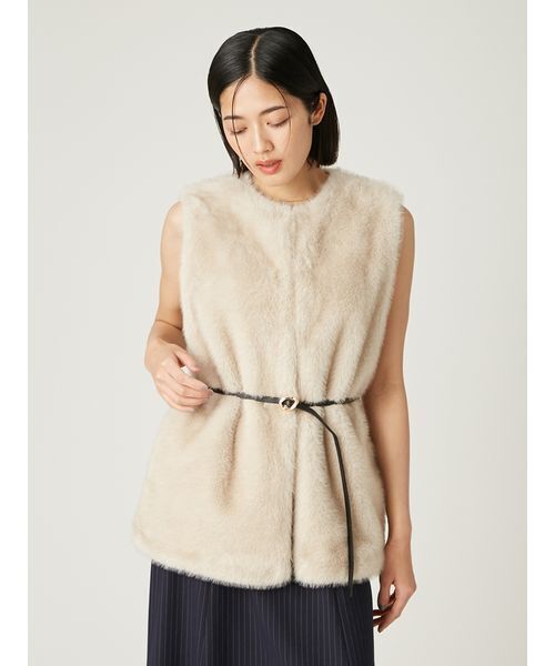 新品タグ付 ベルトセットファージレ　白　M FRAY I.D ベルトセットファージレ（その他アウター）｜FRAY I.D（フレイ