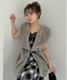 アートプリント グレー ファーコート A03_4227_2be2fe38-5656-4878-