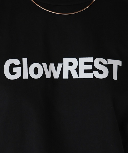SOTT(ソット)の「GlowREST Logo T-shirt/GlowRESTロゴTシャツ(Tシャツ/カットソー・レディース・モカ/オフホワイト/ブラック・FREE)」の10枚目の写真