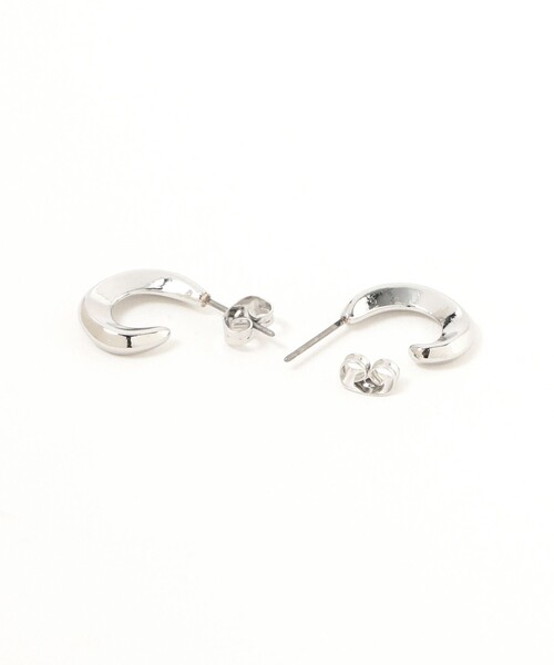 B:MING by BEAMS（ビーミングバイビームス）の「カット サークル ピアス（ピアス（両耳用）・レディース・シルバー/ゴールド・ONE SIZE）」の3枚目の写真