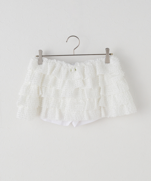 セール】CRANK/クランク LACE CANCAN SKIRT PANTS（その他パンツ）｜U