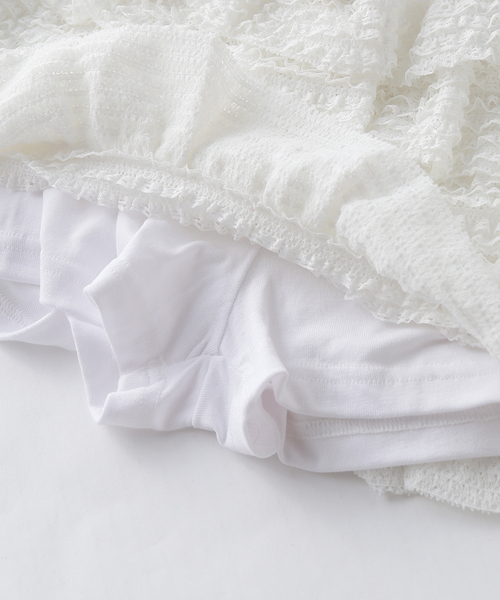 セール】CRANK/クランク LACE CANCAN SKIRT PANTS（その他パンツ）｜U