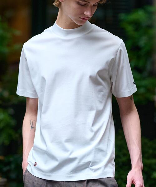 接触冷感/抗菌防臭/消臭】ICE CLEAR COTTON モックネックT（T