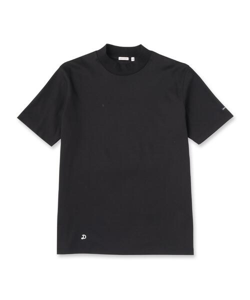 【接触冷感抗菌防臭消臭】ICE CLEAR COTTON モックネックT 接触冷感/抗菌防臭/消臭】ICE CLEAR COTTON モックネックT（T