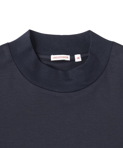 接触冷感/抗菌防臭/消臭】ICE CLEAR COTTON モックネックT（T