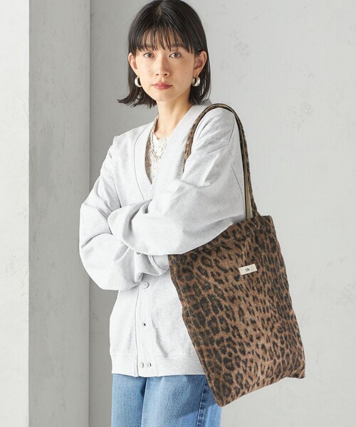 Uhr(ウーア)の「【SHIPS別注】Uhr:レオパード トート バッグ(トートバッグ・レディース・キャメル/ダークグレー・ONE SIZE)」の10枚目の写真