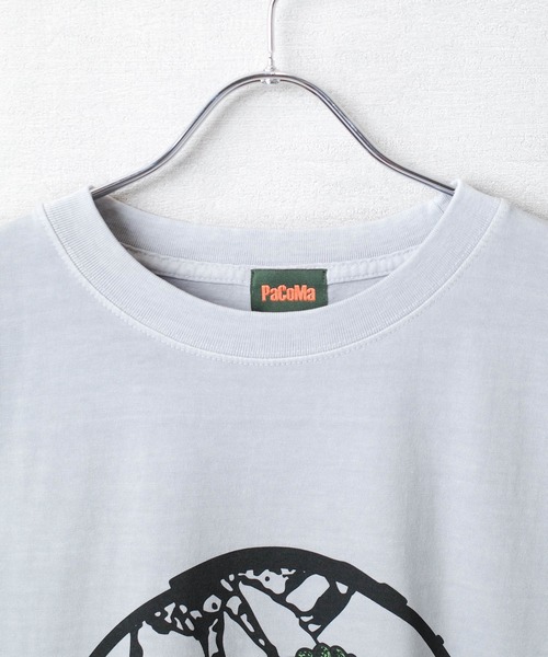 INNOCENT(イノセント)の「【PaCoMa/パコマ】Spino saurus TEE (ADULT) スピノサウルス Tシャツ 大人用(Tシャツ/カットソー・メンズ・オフホワイト/サックスブルー/ライトグレー/スミクロ・MEDIUM/LARGE/X-LARGE)」の6枚目の写真