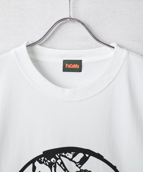 INNOCENT(イノセント)の「【PaCoMa/パコマ】Spino saurus TEE (ADULT) スピノサウルス Tシャツ 大人用(Tシャツ/カットソー・メンズ・オフホワイト/サックスブルー/ライトグレー/スミクロ・MEDIUM/LARGE/X-LARGE)」の14枚目の写真