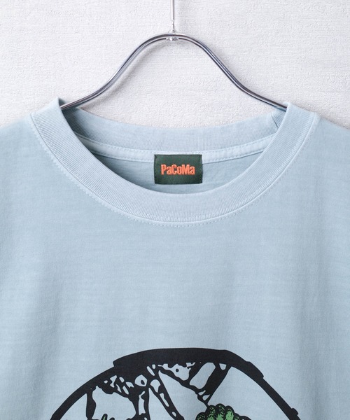 INNOCENT(イノセント)の「【PaCoMa/パコマ】Spino saurus TEE (ADULT) スピノサウルス Tシャツ 大人用(Tシャツ/カットソー・メンズ・オフホワイト/サックスブルー/ライトグレー/スミクロ・MEDIUM/LARGE/X-LARGE)」の22枚目の写真