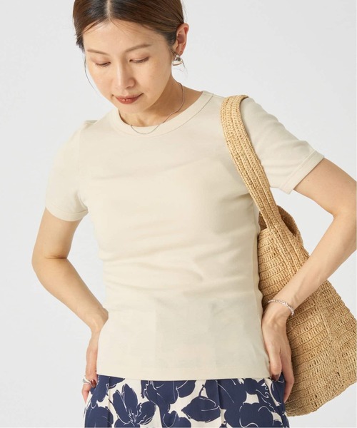 IENA（イエナ）の「FLORE FLORE/フローレフローレ CAR TEE Tシャツ（Tシャツ/カットソー・レディース・ブラック/バーガンディー/ベージュ/アイボリー・FREE）」の17枚目の写真