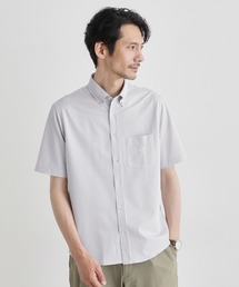 TAKEO KIKUCHI | 【COOL CITY WEAR】ストライプジャージ ボタンダウンシャツ /接触冷感(シャツ/ブラウス)