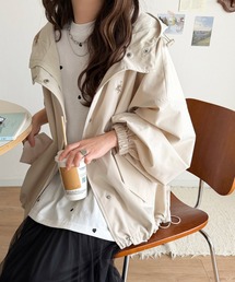 classicalelf | 大人の抜け感。ボリュームスリーブ ショート丈 マウンテンパーカー(マウンテンパーカー)