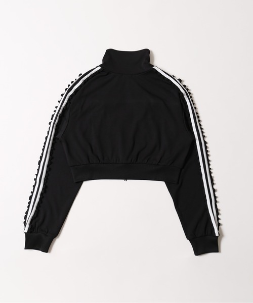 リボンジップアップジャージ トラックジャケット 黒S セットアップ可能◎】リボントラックジャケット（ジャージ）｜PHILLY