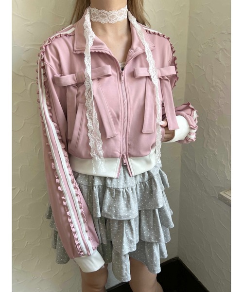 セットアップ可能◎】リボントラックジャケット（ジャージ）｜PHILLY