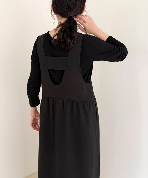 fredy emue(フレディエミュ)の「ウール調ジャンスカ(ワンピース・レディース・ブラウン/ブラック・36/38)」の8枚目の写真