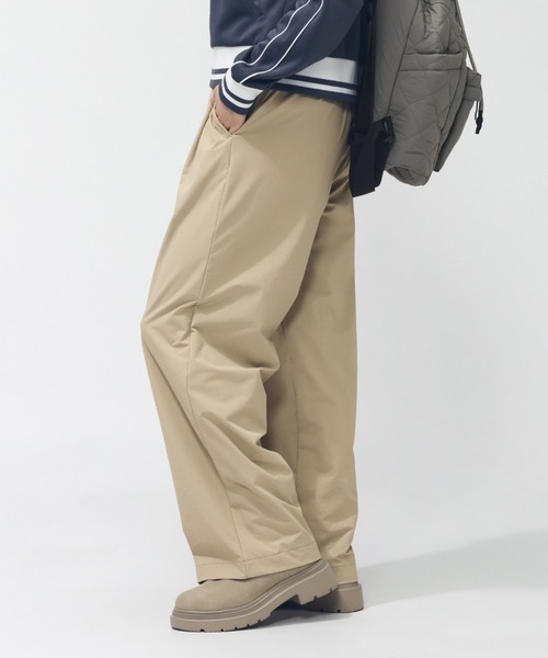 TIGORA（ティゴラ）の「ティゴラ TIGORA 4WAYストレッチタックワイドパンツ（その他パンツ・レディース・ブラック/ブラウン/ベージュ・S/M/L/XL）」の14枚目の写真
