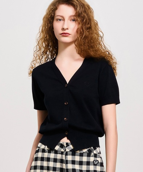 GENERAL IDEA(ジェネラルアイデア)の「GENERAL IDEA/ジェネラルアイディア tencel essential half cardigan カーディガン(カーディガン/ボレロ・レディース・ブラック/グレー/ホワイト/ピンク・M/S/L)」の3枚目の写真