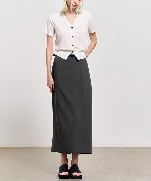 GENERAL IDEA(ジェネラルアイデア)の「GENERAL IDEA/ジェネラルアイディア tencel essential half cardigan カーディガン(カーディガン/ボレロ・レディース・ブラック/グレー/ホワイト/ピンク・M/S/L)」の11枚目の写真