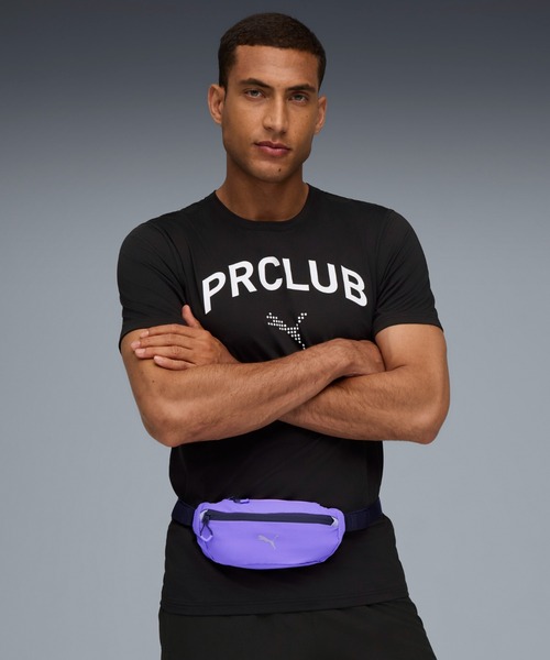 PUMA(プーマ)の「PUMA プーマ ユニセックス ランニング クラシック ウェストバッグ 0.8L(ボディバッグ/ウエストポーチ・メンズ・イエロー/パープル系その他・フリー)」の2枚目の写真