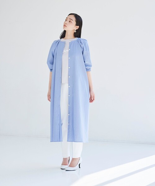 BIANCA(ビアンカ)の「【マルチシーン/4サイズ展開】体型カバー美脚テーパードパンツ(その他パンツ・レディース・オフホワイト/ベージュ/ネイビー・40/38/36/34)」の14枚目の写真
