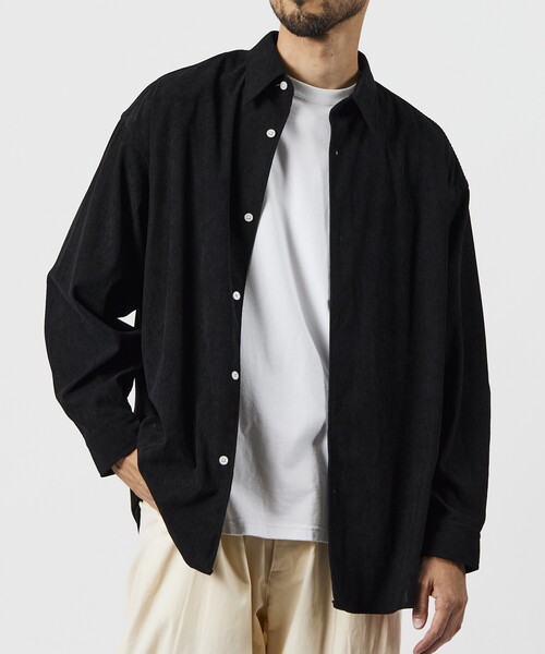 FREAK'S STORE（フリークスストア）の「限定展開 Relax Fit リラックスフィット コーデュロイ レギュラーカラー シャツ（シャツ/ブラウス・メンズ・ベージュ/ブラウン/ブラック/オリーブ/チャコールグレー・SMALL/MEDIUM/LARGE）」の8枚目の写真