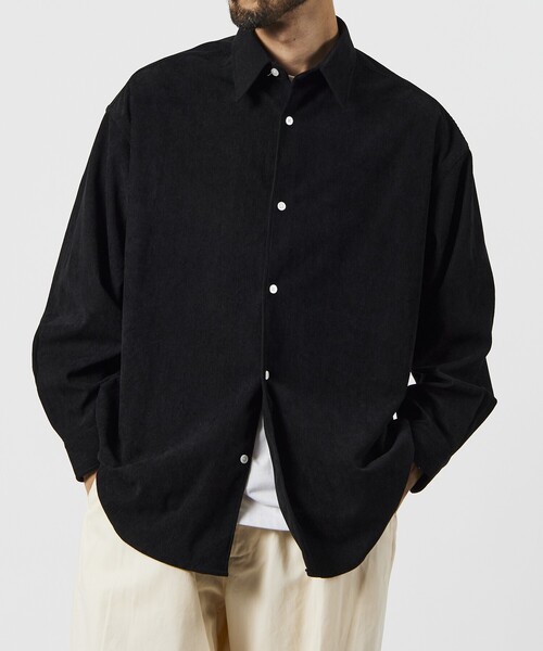 FREAK'S STORE（フリークスストア）の「限定展開 Relax Fit リラックスフィット コーデュロイ レギュラーカラー シャツ（シャツ/ブラウス・メンズ・ベージュ/ブラウン/ブラック/オリーブ/チャコールグレー・SMALL/MEDIUM/LARGE）」の12枚目の写真