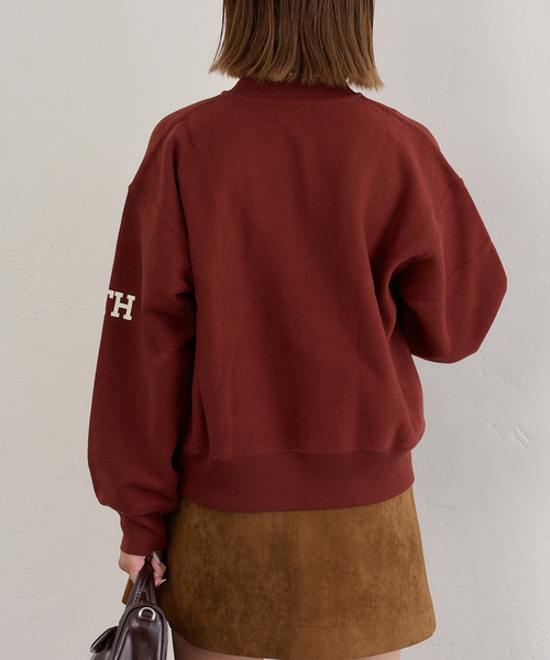 U by SPICK&SPAN（ユーバイスピックアンドスパン）の「Champion/チャンピオン REVERSE WEAVE HALF ZIP スウェット（スウェット・レディース・ライトグレー/ライトパープル・MEDIUM）」の22枚目の写真