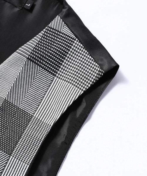 Cloudstyle（クラウドスタイル）の「【Cloudstyle】チェック柄 ダブルブレスト スーツベスト ジレ（スーツベスト・メンズ・ブラウン/ネイビー/ブラック・LARGE/X-LARGE/MEDIUM/SMALL）」の11枚目の写真