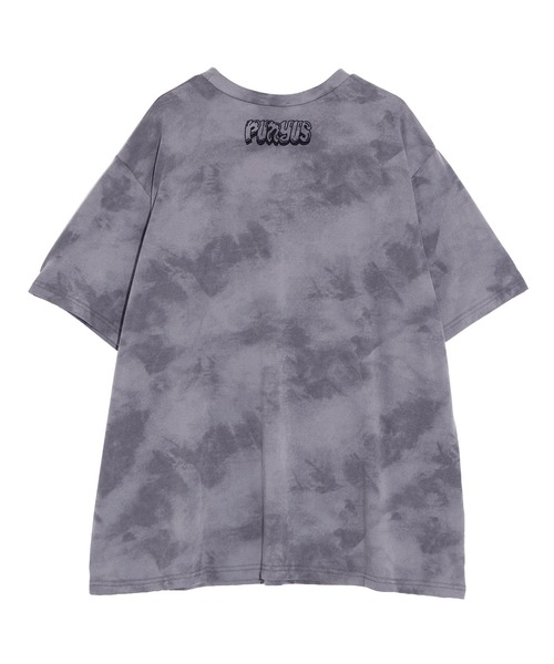 PUNYUS（プニュズ）の「Toxicタイダイ柄Ｔシャツ（Tシャツ/カットソー・レディース・ブラック/イエロー/パープル・3/4）」の10枚目の写真