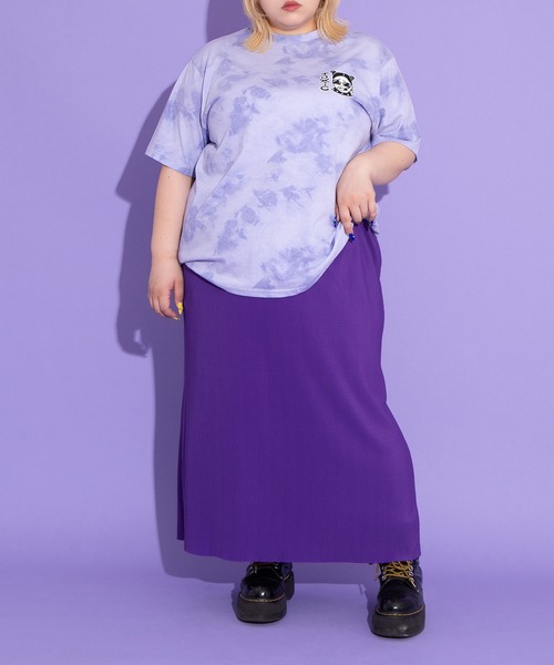 PUNYUS(プニュズ)の「Toxicタイダイ柄Tシャツ(Tシャツ/カットソー・レディース・ブラック/イエロー/パープル・3/4)」の17枚目の写真