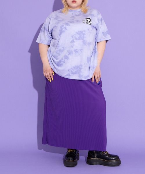 PUNYUS(プニュズ)の「Toxicタイダイ柄Tシャツ(Tシャツ/カットソー・レディース・ブラック/イエロー/パープル・3/4)」の19枚目の写真