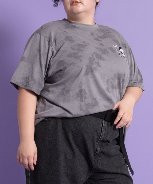 PUNYUS(プニュズ)の「Toxicタイダイ柄Tシャツ(Tシャツ/カットソー・レディース・ブラック/イエロー/パープル・3/4)」の22枚目の写真