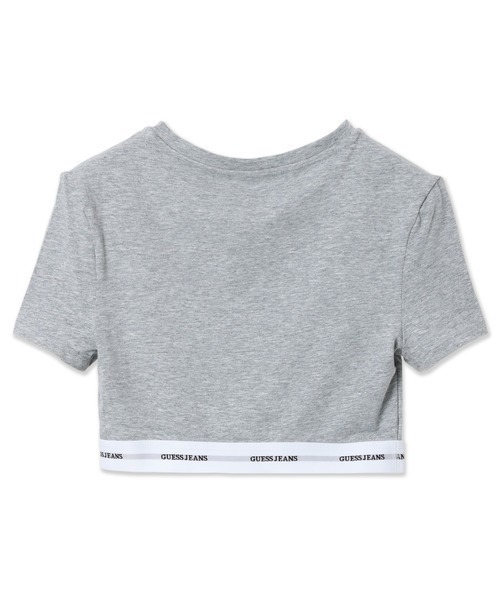 GUESS JEANS(ゲスジーンズ)の「GUESS JEANS/ゲスジーンズ/CROP SS TOP(Tシャツ/カットソー・レディース・グレー/ホワイト/ブラック・M/S/XS)」の8枚目の写真