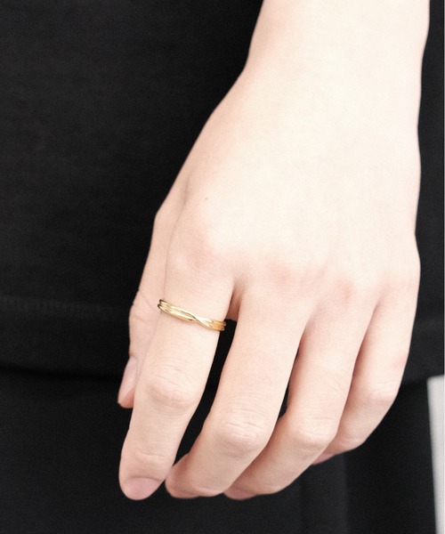 Juha（ユハ）の「RING - CROSS - GOLD（リング・メンズ・ゴールド・7号/9号/11号/13号/15号/17号/19号/5号）」の3枚目の写真