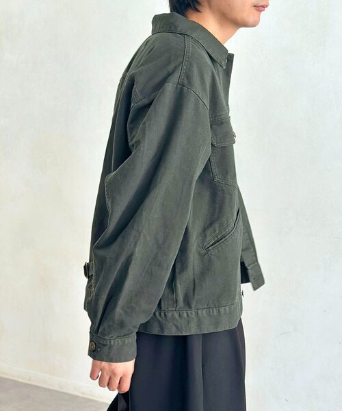 CPCM（シーピーシーエム）の「【セットアップ可】カラーデニムジャケット（デニムジャケット・メンズ・アイボリー/ネイビー/インディゴブルー/グリーン・MEDIUM/LARGE）」の16枚目の写真