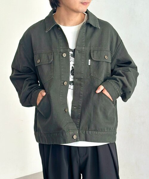 CPCM（シーピーシーエム）の「【セットアップ可】カラーデニムジャケット（デニムジャケット・メンズ・アイボリー/ネイビー/インディゴブルー/グリーン・MEDIUM/LARGE）」の18枚目の写真