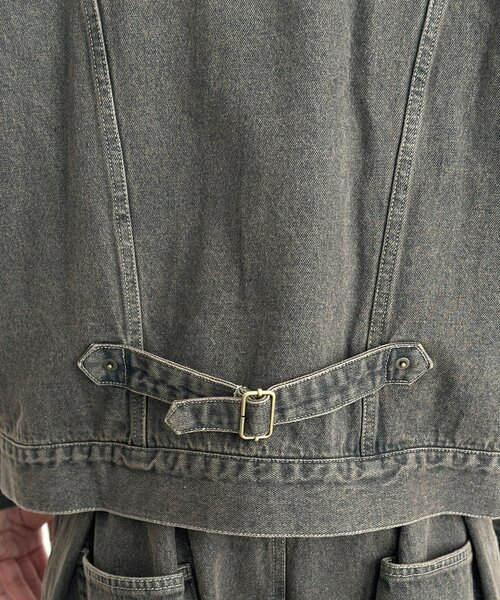 CPCM（シーピーシーエム）の「【セットアップ可】カラーデニムジャケット（デニムジャケット・メンズ・アイボリー/ネイビー/インディゴブルー/グリーン・MEDIUM/LARGE）」の21枚目の写真
