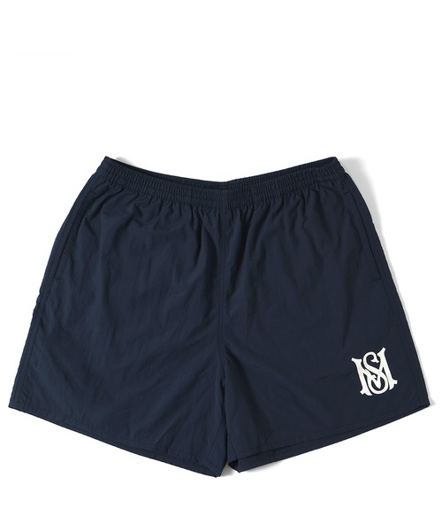 MFC STORE（エムエフシーストア）の「MFC STORE MS LOGO SHORT PANTS（その他パンツ・メンズ・ネイビー系/オレンジ系その他/ブラック/ブラウン系その他/イエロー/グリーン系その他/コーラルピンク・S/M/L/XL）」の5枚目の写真