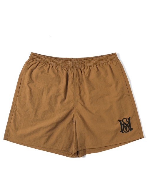 MFC STORE（エムエフシーストア）の「MFC STORE MS LOGO SHORT PANTS（その他パンツ・メンズ・ネイビー系/オレンジ系その他/ブラック/ブラウン系その他/イエロー/グリーン系その他/コーラルピンク・S/M/L/XL）」の3枚目の写真