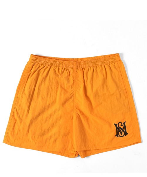 MFC STORE（エムエフシーストア）の「MFC STORE MS LOGO SHORT PANTS（その他パンツ・メンズ・ネイビー系/オレンジ系その他/ブラック/ブラウン系その他/イエロー/グリーン系その他/コーラルピンク・S/M/L/XL）」の7枚目の写真