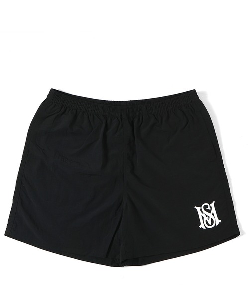 MFC STORE（エムエフシーストア）の「MFC STORE MS LOGO SHORT PANTS（その他パンツ・メンズ・ネイビー系/オレンジ系その他/ブラック/ブラウン系その他/イエロー/グリーン系その他/コーラルピンク・S/M/L/XL）」の2枚目の写真