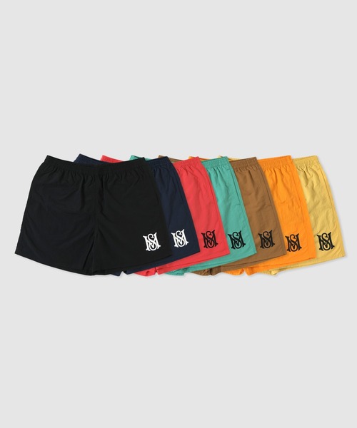 MFC STORE（エムエフシーストア）の「MFC STORE MS LOGO SHORT PANTS（その他パンツ・メンズ・ネイビー系/オレンジ系その他/ブラック/ブラウン系その他/イエロー/グリーン系その他/コーラルピンク・S/M/L/XL）」の8枚目の写真
