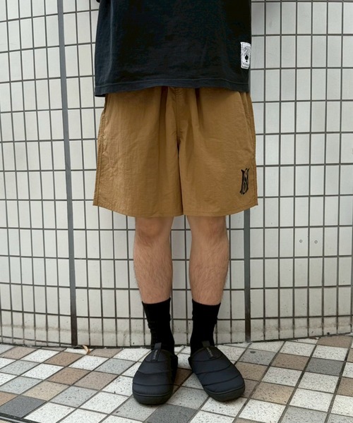 MFC STORE（エムエフシーストア）の「MFC STORE MS LOGO SHORT PANTS（その他パンツ・メンズ・ネイビー系/オレンジ系その他/ブラック/ブラウン系その他/イエロー/グリーン系その他/コーラルピンク・S/M/L/XL）」の18枚目の写真