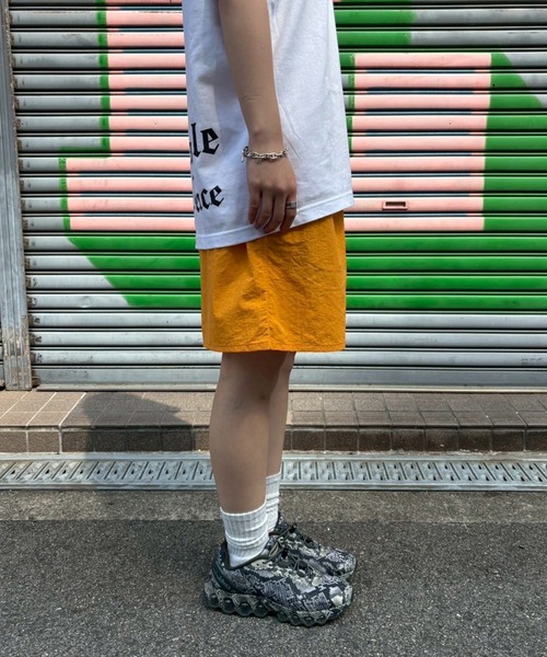 MFC STORE（エムエフシーストア）の「MFC STORE MS LOGO SHORT PANTS（その他パンツ・メンズ・ネイビー系/オレンジ系その他/ブラック/ブラウン系その他/イエロー/グリーン系その他/コーラルピンク・S/M/L/XL）」の15枚目の写真